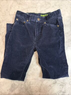 J. Crew Kids Navy Corduroy Stretch Pants